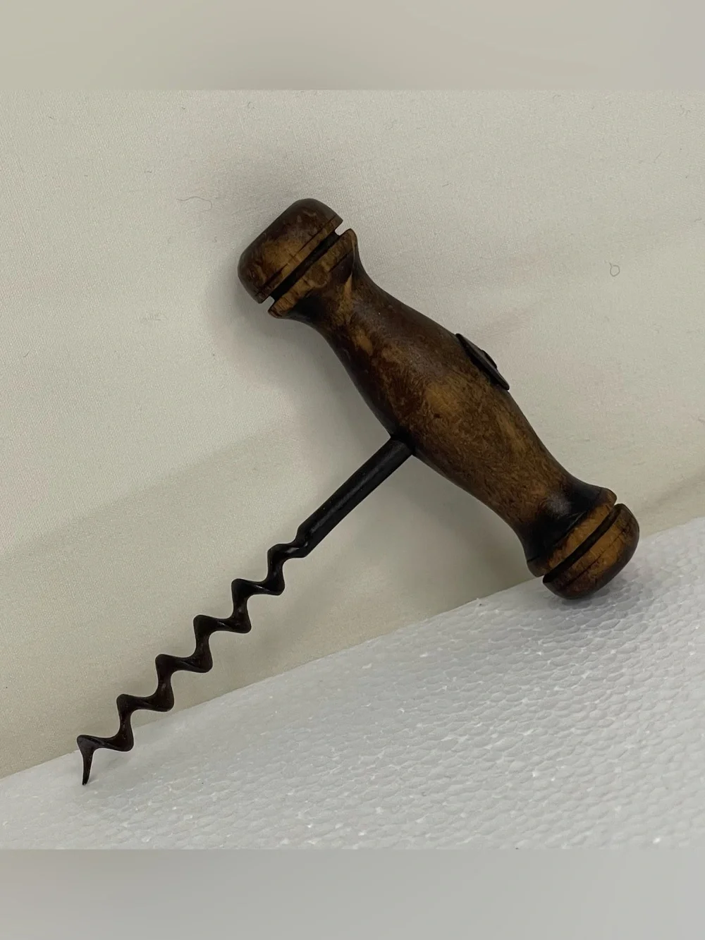 Wood Handle Corkscrew - Brown & Black